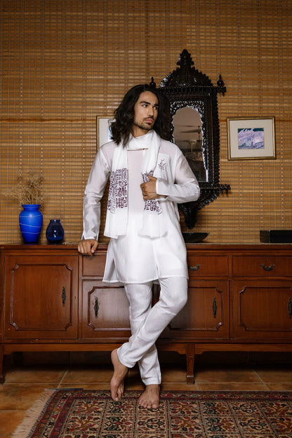 Silk Kurta Trouser - The Corner Of Solitude