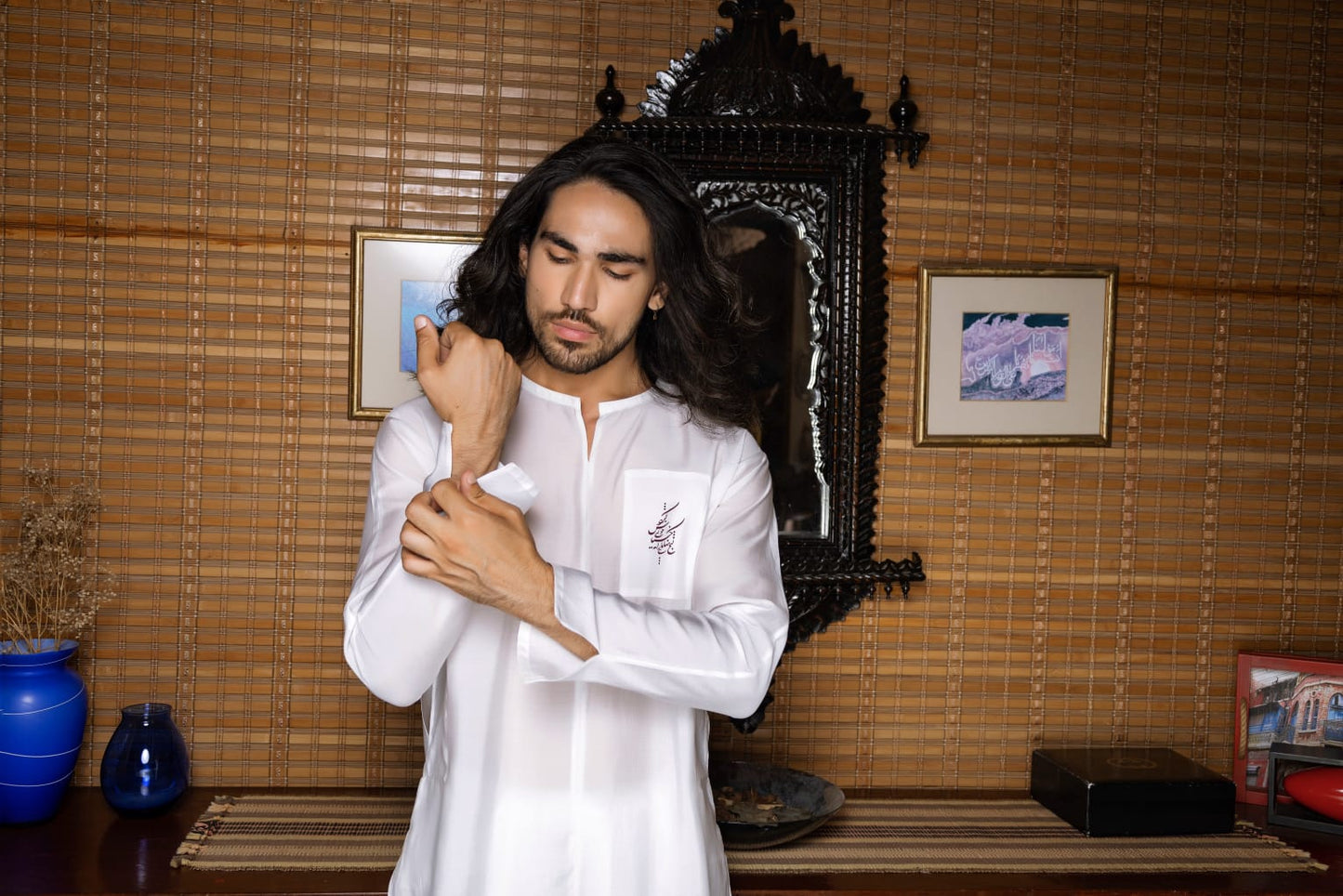 Silk Kurta Trouser - The Corner Of Solitude