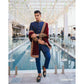 Blue Embroidered Sherwani - #ClientDiaries - Snug
