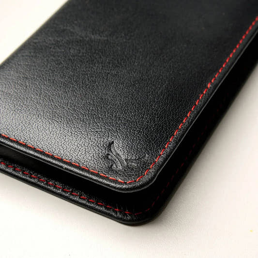 Raven-Long Cow Leather Wallet