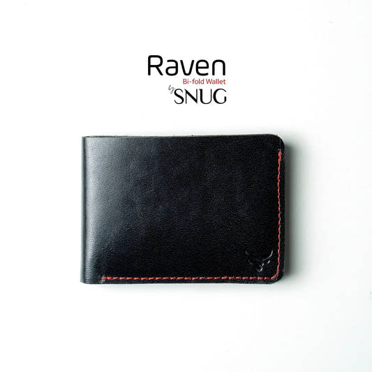 Raven- Smart Cow Leather Wallet - Snug