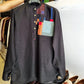 Multi Patched Linen Short kurta. - Snug