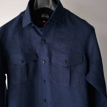 Linen Double Pocket Shirt