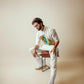 Snug's Abstract Kurta Trouser Set - Ethnic Wear by Fahad Mustafa.