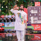 Snug's Abstract Kurta Trouser Set - Ethnic Wear by Fahad Mustafa.