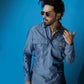 Fahad Mustafa's Trend: Denim Kurta & Striped Trousers! - Snug