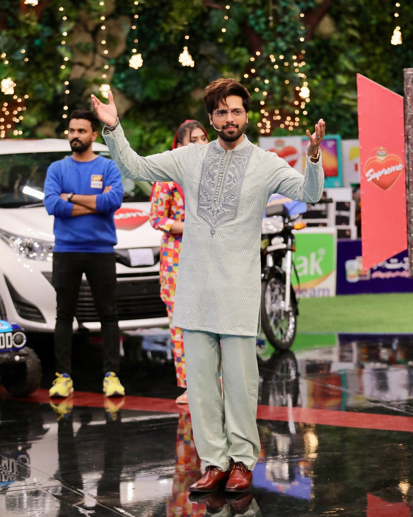 Fahad Mustafa's Trendy Pistachio Look