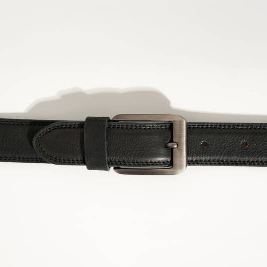 Black Formal Cow Leather Belt