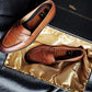 Brown Shaded Penny Loafers - Snug
