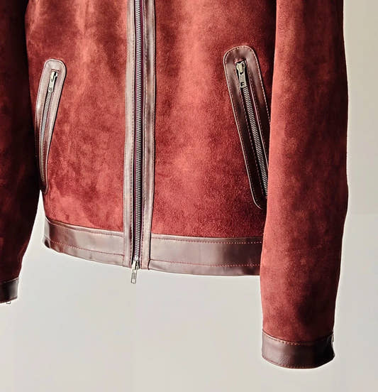 Retro Cow Leather Jacket - Snug