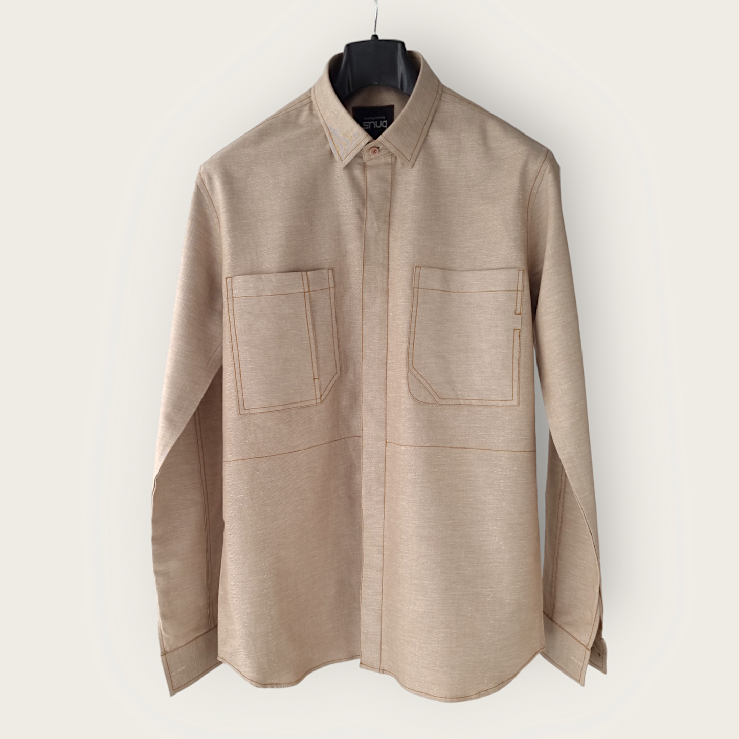 Beige Linen Shirt