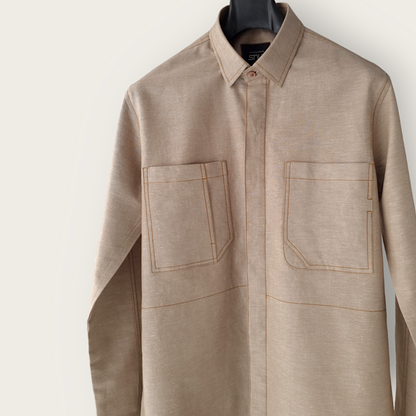 Beige Linen Shirt