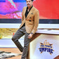 Camel Linen Cotton Blazer. - Snug