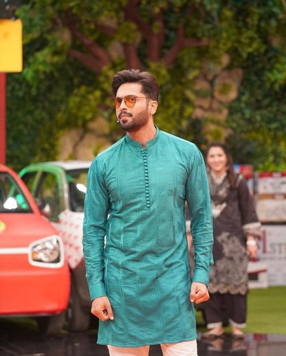 Sea Green Embroidered Outfit.