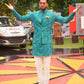 Sea Green Embroidered Outfit. - Snug