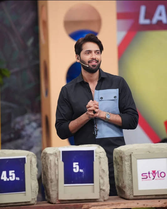 Black Cotton Jacket with Loose Pants - Snug