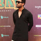 Black Coal Kurta Trouser. - Snug