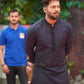 Navy Blue Embroidered Prince Coat - Snug