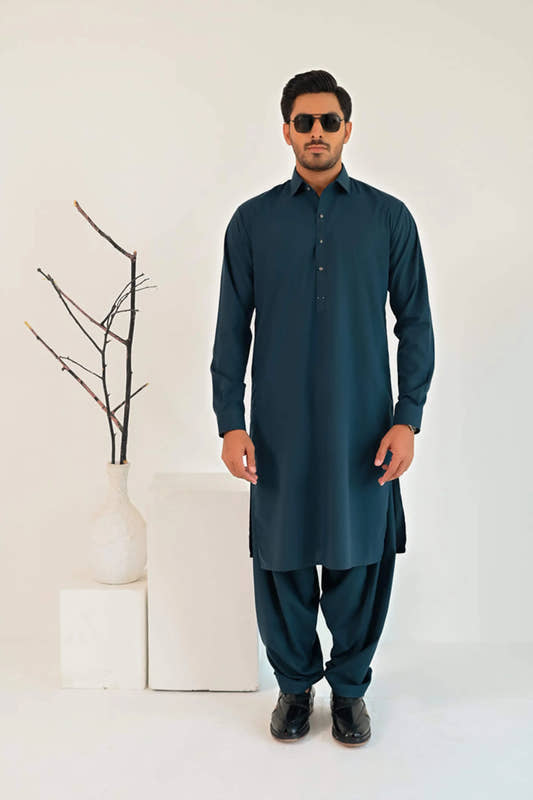Sea Green Kurta Shalwar - Snug
