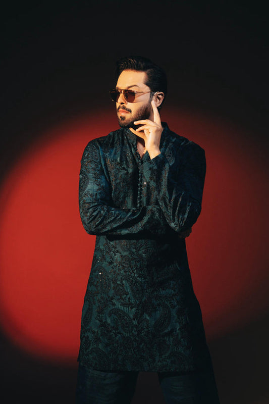 Styled by Stardom – Fahad Mustafa Wears Snug
