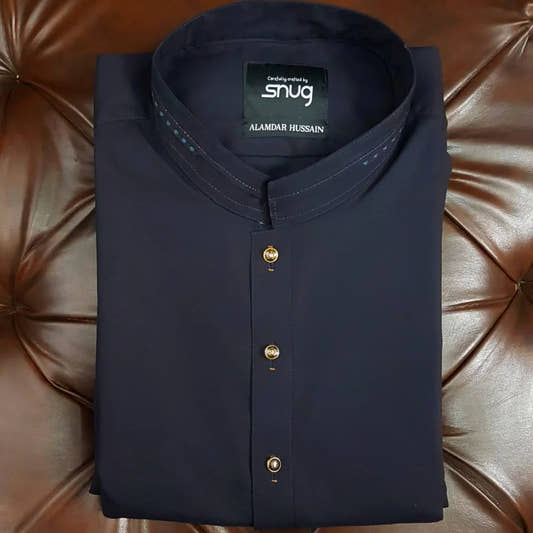 Black Kameez Shalwar - Snug