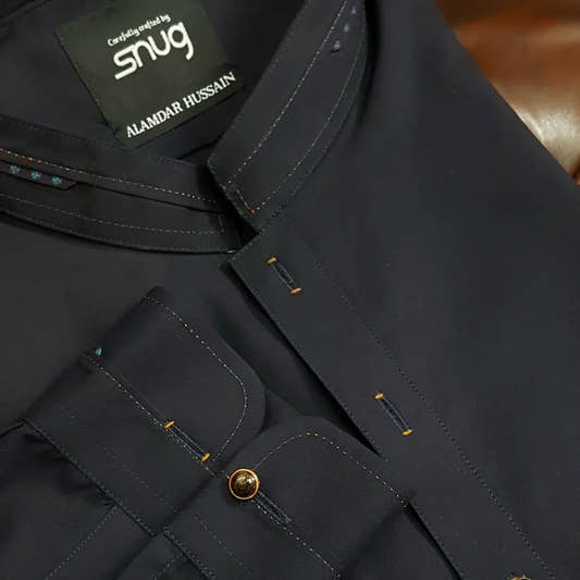 Black Kameez Shalwar - Snug