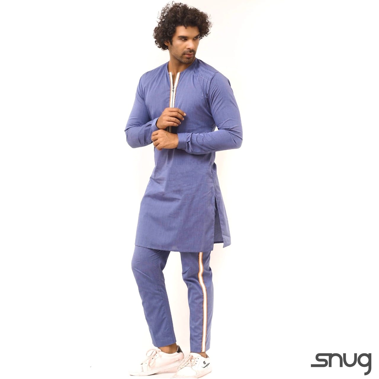 Denim Blue Kurta and trouser