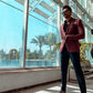 Burgundy Blazer - Snug