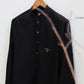 Black Metal Wasp Accessory kurta Trouser - Snug