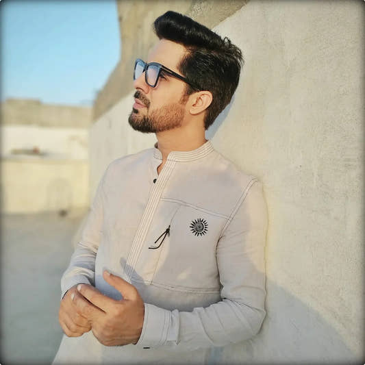 Ash Grey Linen K-Trouser - Snug