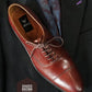 Shaded Brown Cap-Toe Formal Shoe By Snug - Snug