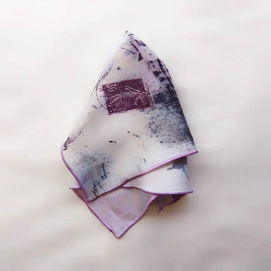 Digitally Printed Silk Pocket Square By Snug - Snug