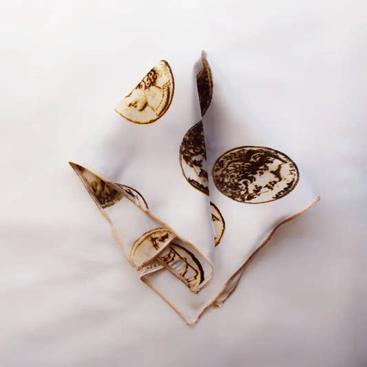 Digitally Printed Silk Pocket Square By Snug - Snug