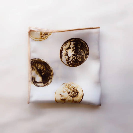 Digitally Printed Silk Pocket Square By Snug - Snug