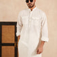 Linen Double Pocket Kurta with Loose Trouser.