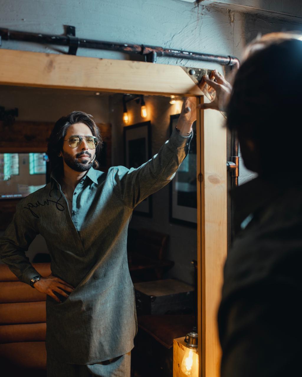 Fahad Mustafa Drop Shoulder Linen Kurta Shalwar | Snug