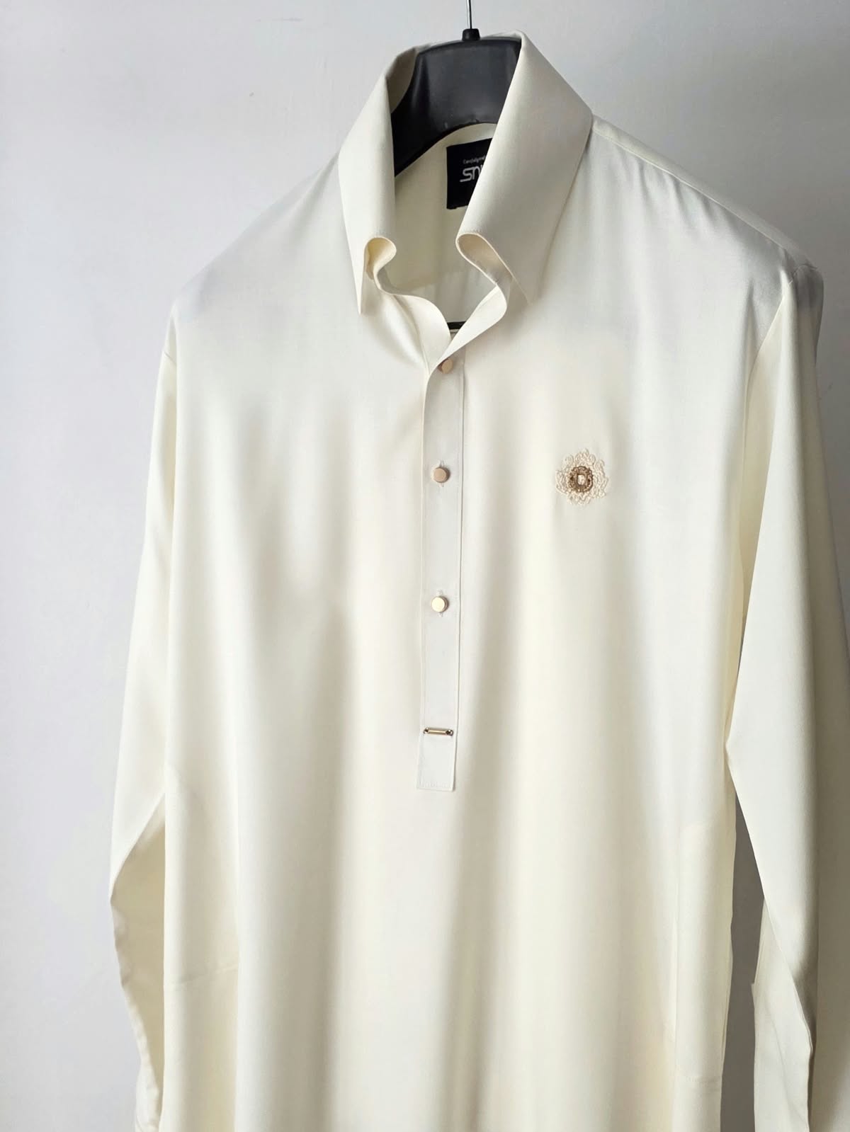 Snug Kameez Shalwar in Rich Self Wash & Wear | Cooper Collar