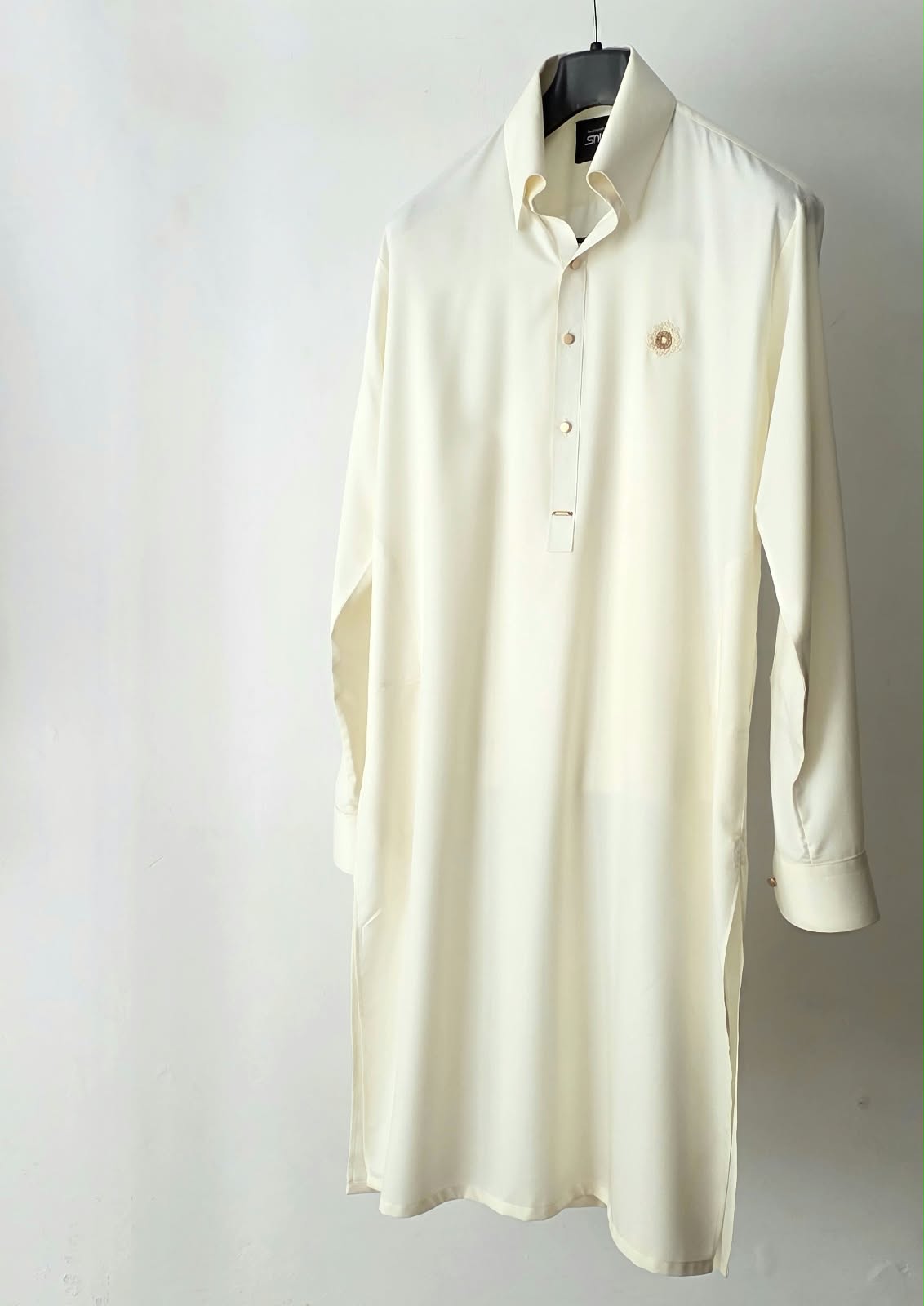 Snug Kameez Shalwar in Rich Self Wash & Wear | Cooper Collar