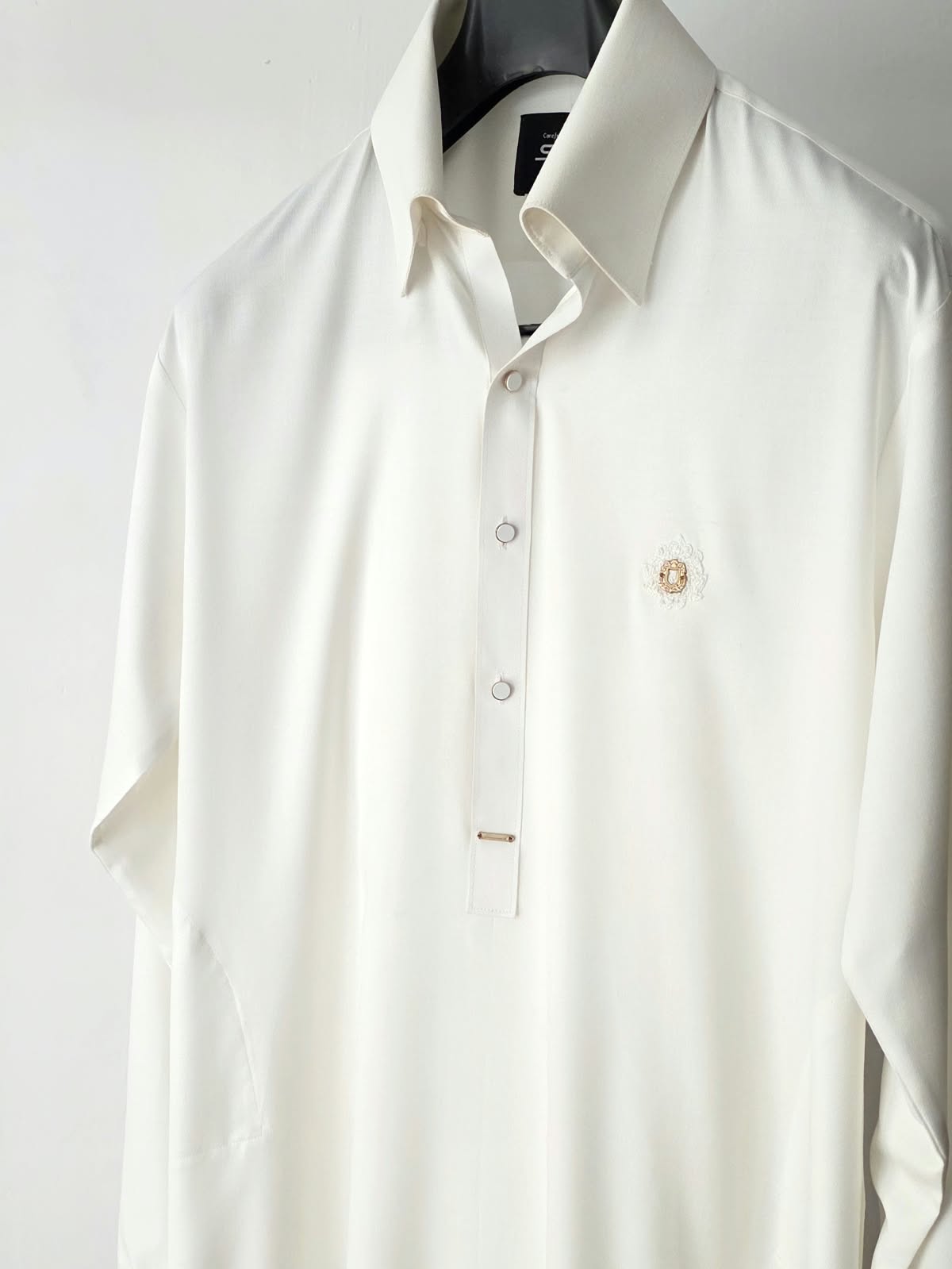 Snug Kameez Shalwar in Rich Self Wash & Wear | Cooper Collar