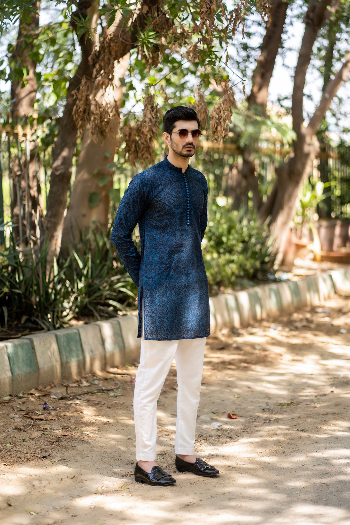 Needlework Marvels: Snug's Exclusive Embroidered Kurta Trouser Series.