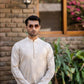 Leaf Luxe: Embroidered Kurta Trouser by Snug. - Snug