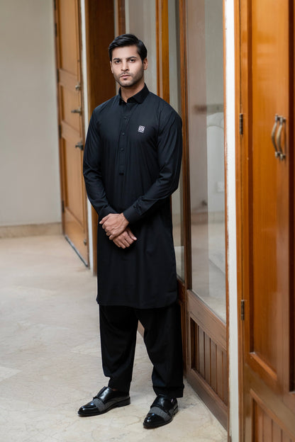 Premium Black Kurta Shalwar