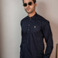 Mystic Midnight Ensemble: Snug's Egyptian Cotton Kurta & Trouser.