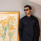 Mystic Midnight Ensemble: Snug's Egyptian Cotton Kurta & Trouser.