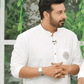 Embroidered Pocket Kurta and trouser made by Snug