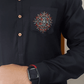 Embroidered Pocket Kurta and trouser made by Snug