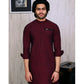 Maroon Linen Cotton by Snug
