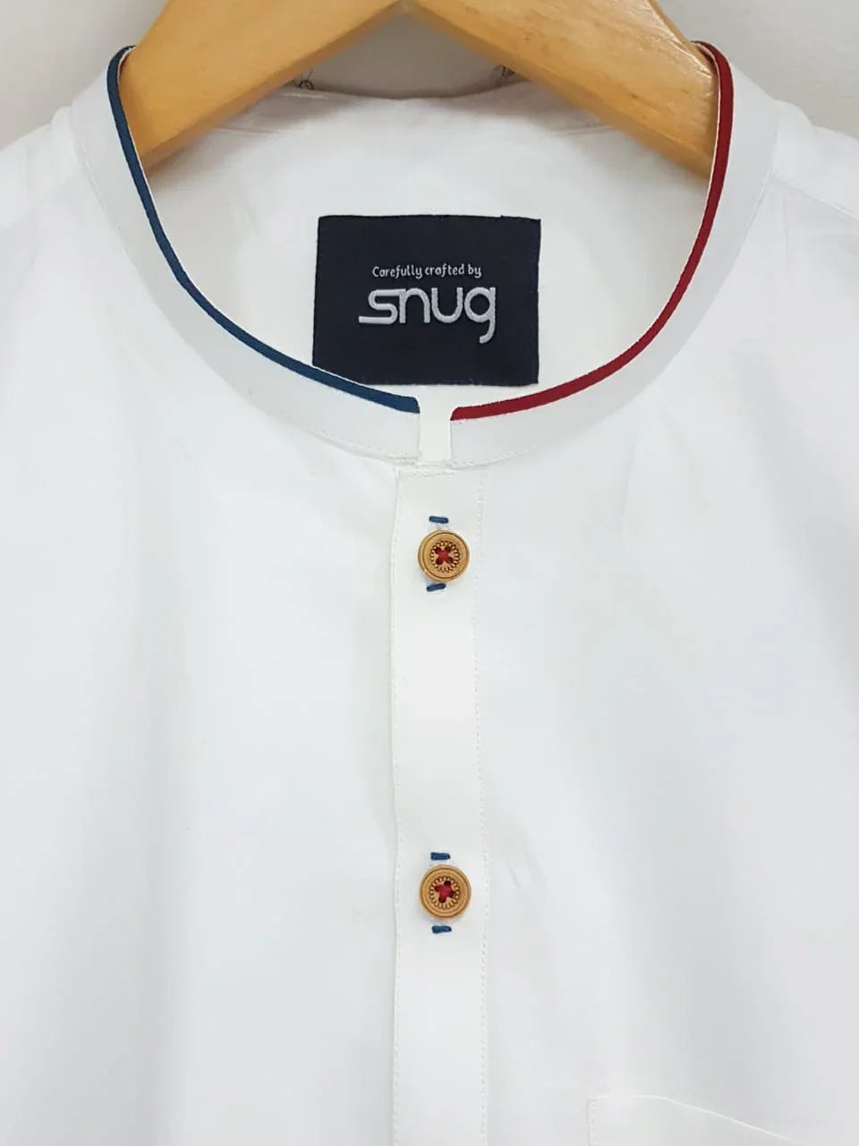 Embroidered Pocket Kurta and trouser made by Snug - Snug