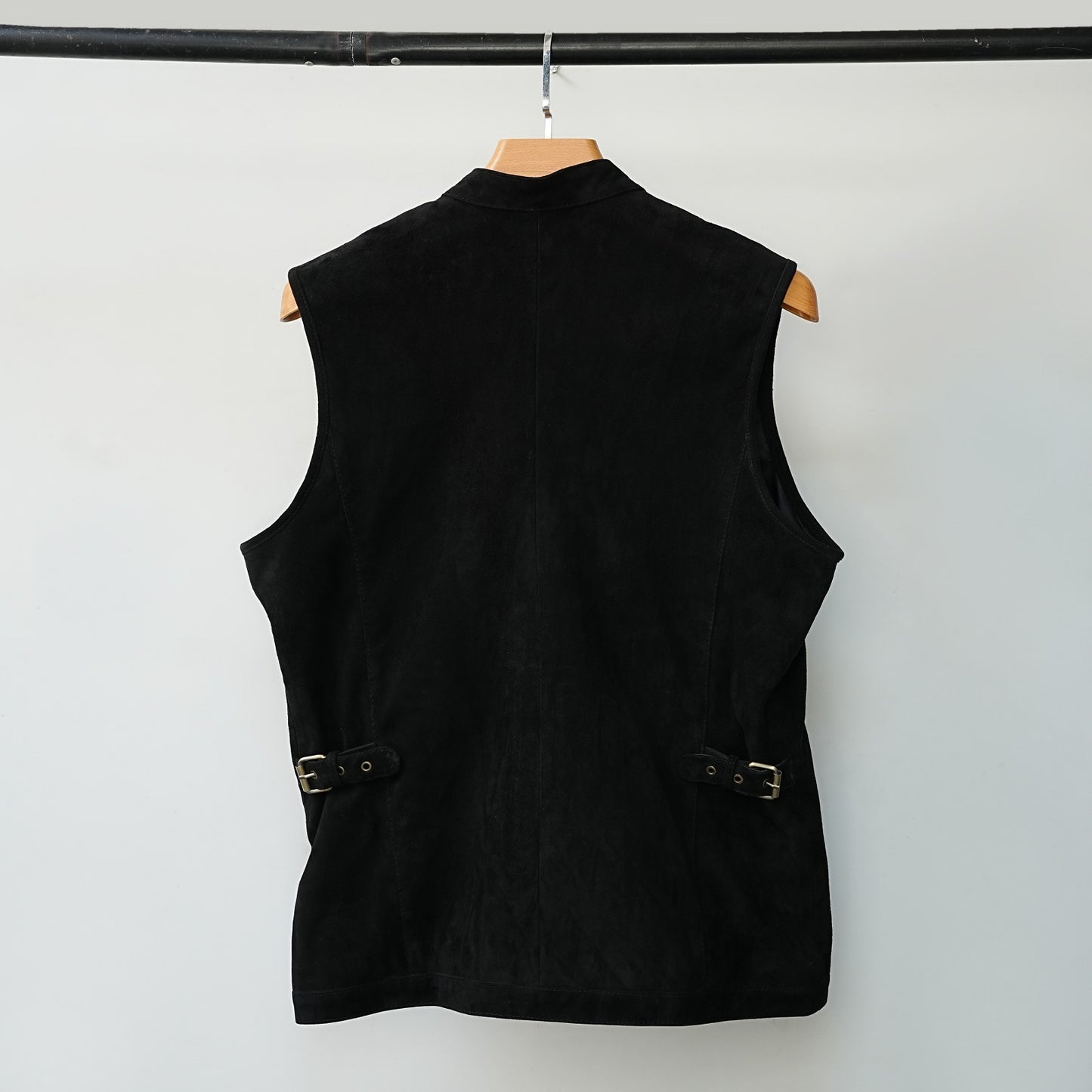 Zipper Suede Leather Waistcoat for Men – Premium Look | Snug
