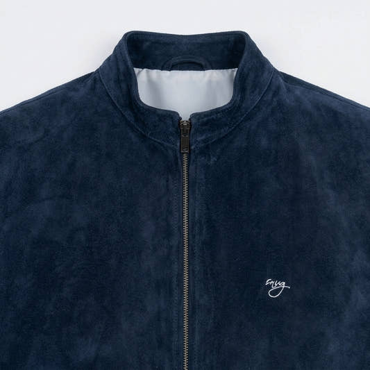 Snug Logo Suede Leather waistcoat